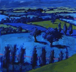 Paisaje azul, 2009
